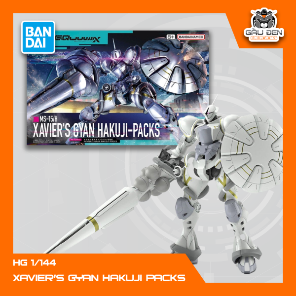 HG GQ 1/144 XAVIER'S GYAN HAKUJI PACKS