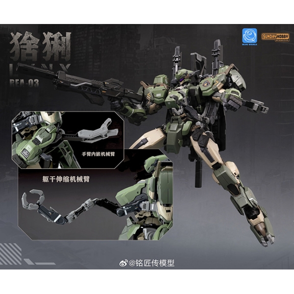 MÔ HÌNH LẮP RÁP REA-03 BLUEWHALE - LYNX