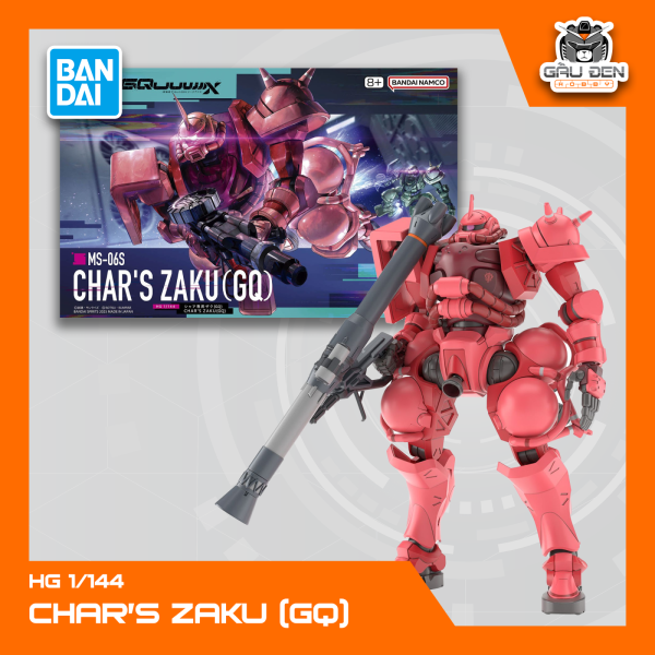 HG GQ 1/144 MS-06S CHAR'S ZAKU
